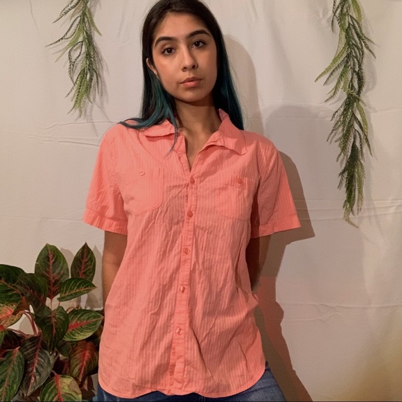 Pink Dotted Button Up - Picture 3 of 3